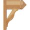 Ekena Millwork Funston Arts & Crafts Rough Sawn Outlooker, Western Red Cedar, 8"W x 16"D x 20"H OUT08X16X20FST03RWR - alternate 4